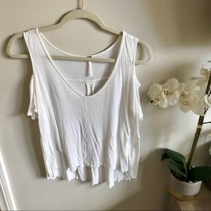 Free people white top size XS